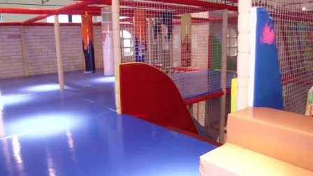 Ensemble de terrain de jeu intérieur en plastique, équipement de divertissement doux pour enfants