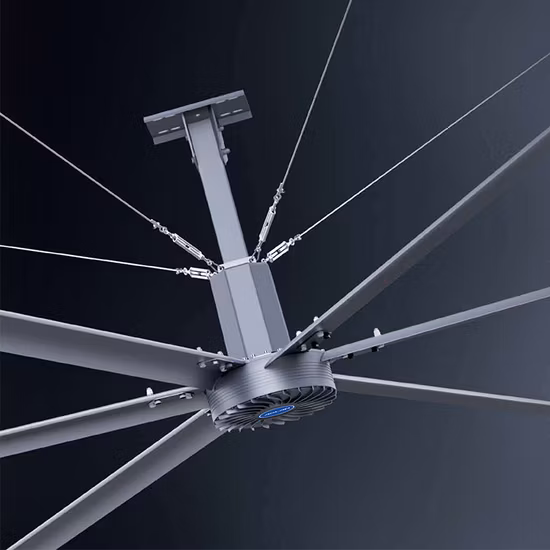 Ventilateur de plafond Hvls à haute efficacité pour entrepôt de cantines