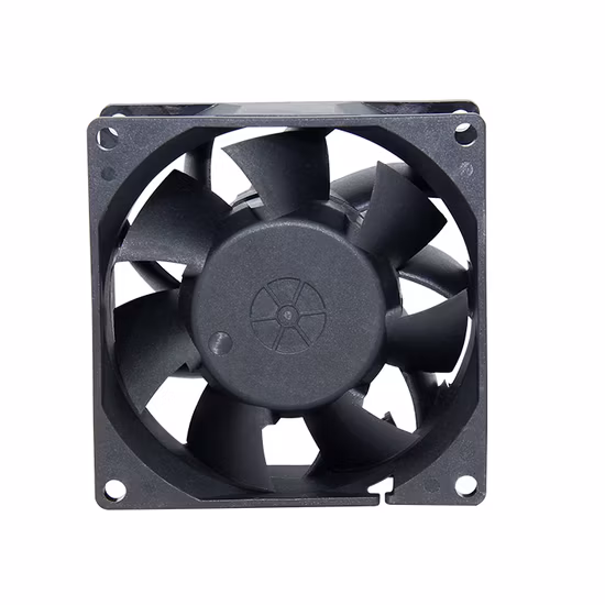 Ventilateur de refroidissement en fil de cuivre pur, 4 fils, PWM 8038 DC, équipement de contrôle industriel, 5V, 12V, 24V, étanche IP67, offre spéciale