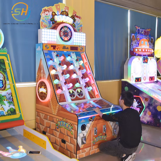 Machines de tirage au sort chanceuses Machine de jeu de divertissement Machines de jeux d'arcade Équipement de loterie de soufflage d'air